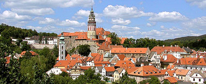Město Český Krumlov, celkový pohled, foto: Lubor Mrázek | Ubytování, Český Krumlov